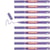 Lot de 10 marqueurs peinture brillante - EDDING - Violet métallisé - Pointe 0,8 mm