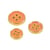 Bouton laqué orange pêche