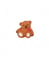 Carte de 2 boutons Ourson à queue 19mm - Union Knopf Camel Marron