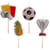 4 Bougies 2D Anniversaire Football