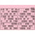 Plaque de 6 grilles de loto rigide 1,5mm rose - cartons loto - cartaloto