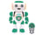 Robot éducatif Lexibook Powerman Junior - Plastique - Blanc, Bleu - 28 x 10,5 x 21 cm