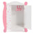 Armoire de poupée étoiles rose en bois - dressing, penderie - bayer chic 2000 - 51988 - meuble poupon