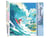 Peinture par Numéro Figured'Art - Surf à Hawaï - Kit de Loisir Créatif DIY Numéro d'Art Complet - 40x50cm sans châssis en bois
