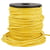 Bobine 35m cordelière aspect cuir 2mm jaune