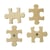 Graine Créative - Magnet Puzzle en bois 5 cm 4 pièces