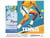 Peinture par Numéro Figured'Art avec Cadre - Affiche sportive Tennis - Kit de Loisir Créatif DIY Numéro d'Art Complet - 40x50cm toile tendue sur châssis