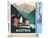 Peinture par Numéro Figured'Art - Affiche Vintage Hallstatt - Kit de Loisir Créatif DIY Numéro d'Art Complet - 40x50cm toile roulée + châssis en bois à monter