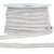 Bobine 25m Galon robe métallisé Argent 10mm