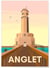 Affiche ville Anglet | A3 : 29,7x42cm