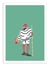 Affiche 50 x 70 cm -  Ballin Gandhi - Elad Shagrir