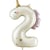 Ballon Aluminium Géant Licorne Chiffre 2 - 93 cm