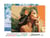 Peinture par Numéro Figured'Art avec Cadre - Femme au turban africain - Kit de Loisir Créatif DIY Numéro d'Art Complet - 40x50cm toile tendue sur châssis