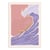 Affiche 30x40 cm - Riding the wave - Art Rider