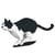 Chat Calico noir qui court | JEKCA | 14 ans et +