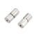 15 FERMOIRS A VIS metal argente 7 x 3 mm sans nickel pour colliers et bracelets - Fournitures bijoux DIY