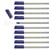 Lot de 10 feutres fins EDDING - Bleu - Pointe 0,3 mm