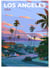 Affiche ville Los Angeles 2 | A3 : 29,7x42cm