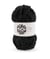 Fil velours 100GR à tricoter PINGO CHENILLE GLITTER - Pingouin - certifié Oeko-Tex Noir