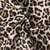 Tissu Jacquard Tassia imprimé léopard Noir sur fond Beige clair