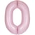 Ballon Géant Rose Mat - Chiffre 0