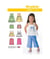 Patron Simplicity 1451 Ensemble fillette taille n°6 MOIS-4 ANS