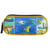 Trousse scolaire 2 compartiments Phileas Bleue Dinosaure - BAGTROTTER