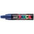 Lot de 5 marqueurs peinture pointe rectangulaire extra-large - POSCA - Bleu foncé