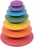Galets en bois arc-en-ciel - TickiT