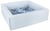 Piscine à balles carrée avec 200 balles – bleu (pastel)/perle, transparent, bleu clair, argent - Velinda