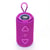 Enceinte Bluetooth Portable Sans Fil Stéréo 3D Subwoofer Avec Lumière Ambiance LED Et Support FM Violet YONIS