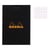 Bloc notes - A7 - 7,4x10,5 cm - Petits Carreaux - 80 feuilles - Noir - Rhodia