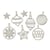 Clipboard, embellissement carton Fabrika Décoru BOULES DE NOEL 623