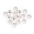 Perles en bois Blanc mat 1,5 cm 15 pièces