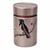 Boîte à thé oiseaux 150 g double couvercle en métal