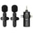Microphone Sans Fil 3-en-1 Réduction De Bruit Pour iPhone Android Caméra YONIS