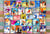 Puzzle 1000 pièces - Ski Stamp Posters - Grafika