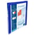 Classeur PP personnalisable Kreacover - 4 anneaux en D 15mm - A4 maxi - Bleu - x 10 - Exacompta