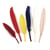 Plumes indiennes, assorties, 10,5 cm, 24 pces