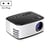 Mini Vidéoprojecteur HD Portable 400 Lumens LED Avec Fonction Écran Partagé Noir YONIS