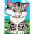 LUC - Kit canevas enfant Chat 20x25cm