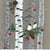 Lot de 4 serviettes en papier découpage collage 33 cm ARBRE BRANCHE NOEL OISEAU