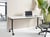 Bureau pliable Panneau de particules mélaminé (MFC) Blanc CAVI - Beliani