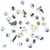 Confettis Animaux Polaires - Recyclable