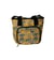 Sac tricot 23x26x14cm citrons jaunes
