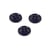 Lot de 6 boutons 4 trous nylon recylé bleu marine 11mm