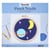 Figured'Art Punch Needle Kit Complet pour Adultes et Enfants - Lune Etoilée et Saturne - Parfait pour Débutant. Set prêt à broder taille 20x20cm avec cadre circulaire