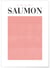 Affiche Rose Saumon | A3 : 29,7x42cm