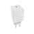Muvit Chargeur Secteur avec Double Connecteur PD USB-C 20W - QC 3.0 USB-A 18 W Blanc