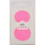 Masking Tape - Masking Tape MT Casa Seal Sticker rond en washi Pois fond rose
